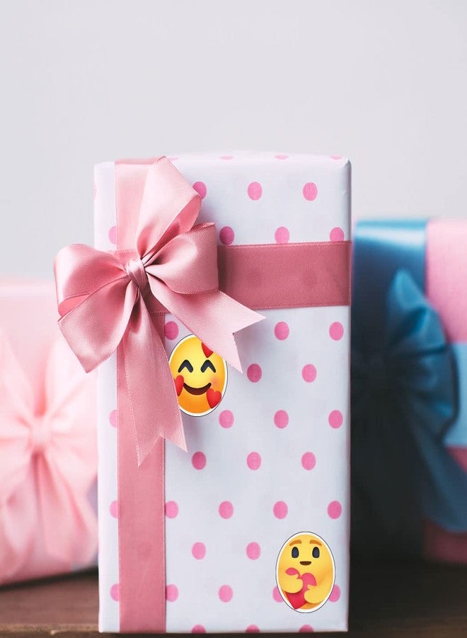 فيستيكو ملصقات إيموجي من فيستيكو®، 26 قطعة، 2.5 بوصة، دائرية، 26 تصميمًا فريدًا، ملصقات إيموجي للوجوه الضاحكة لتطبيق واتساب، ملصقات تعبيرات إيموجي - Image 5